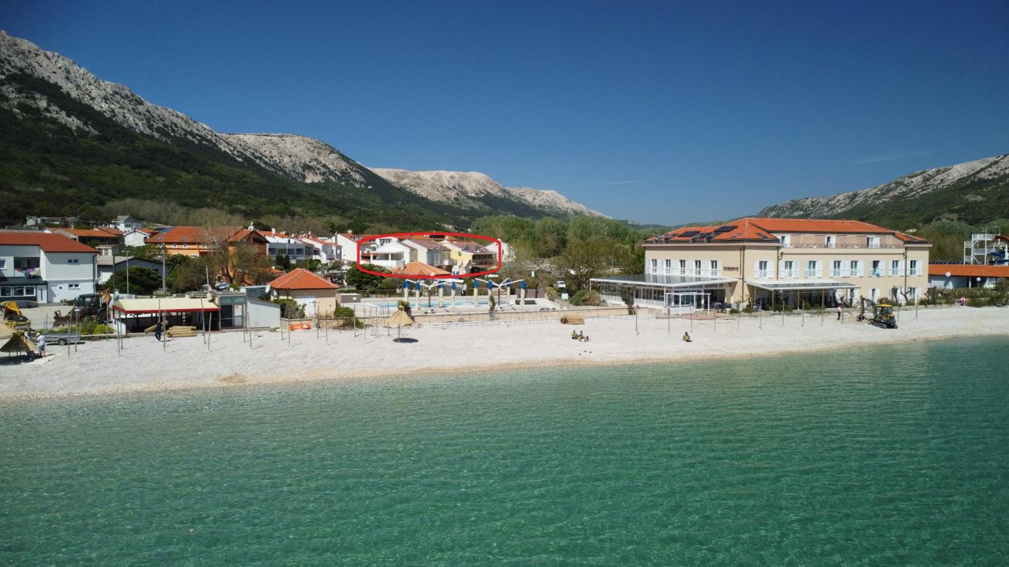 Apartments Mikulan Beach Baška Exterior foto